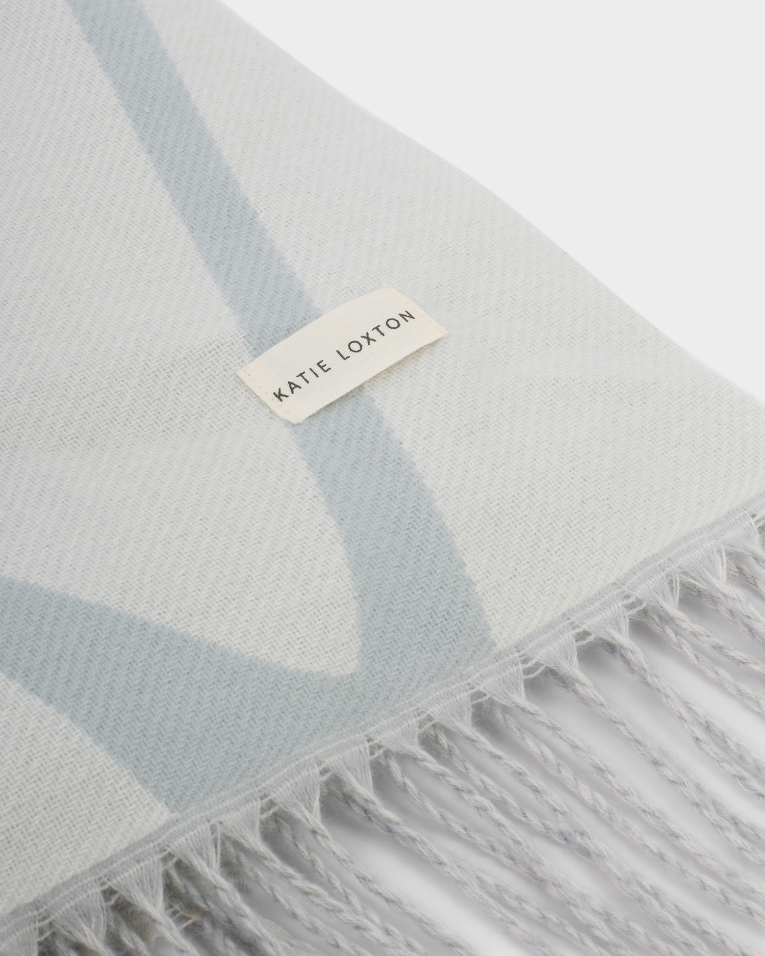 KL Printed Blanket Scarf Oversized Heart SS26