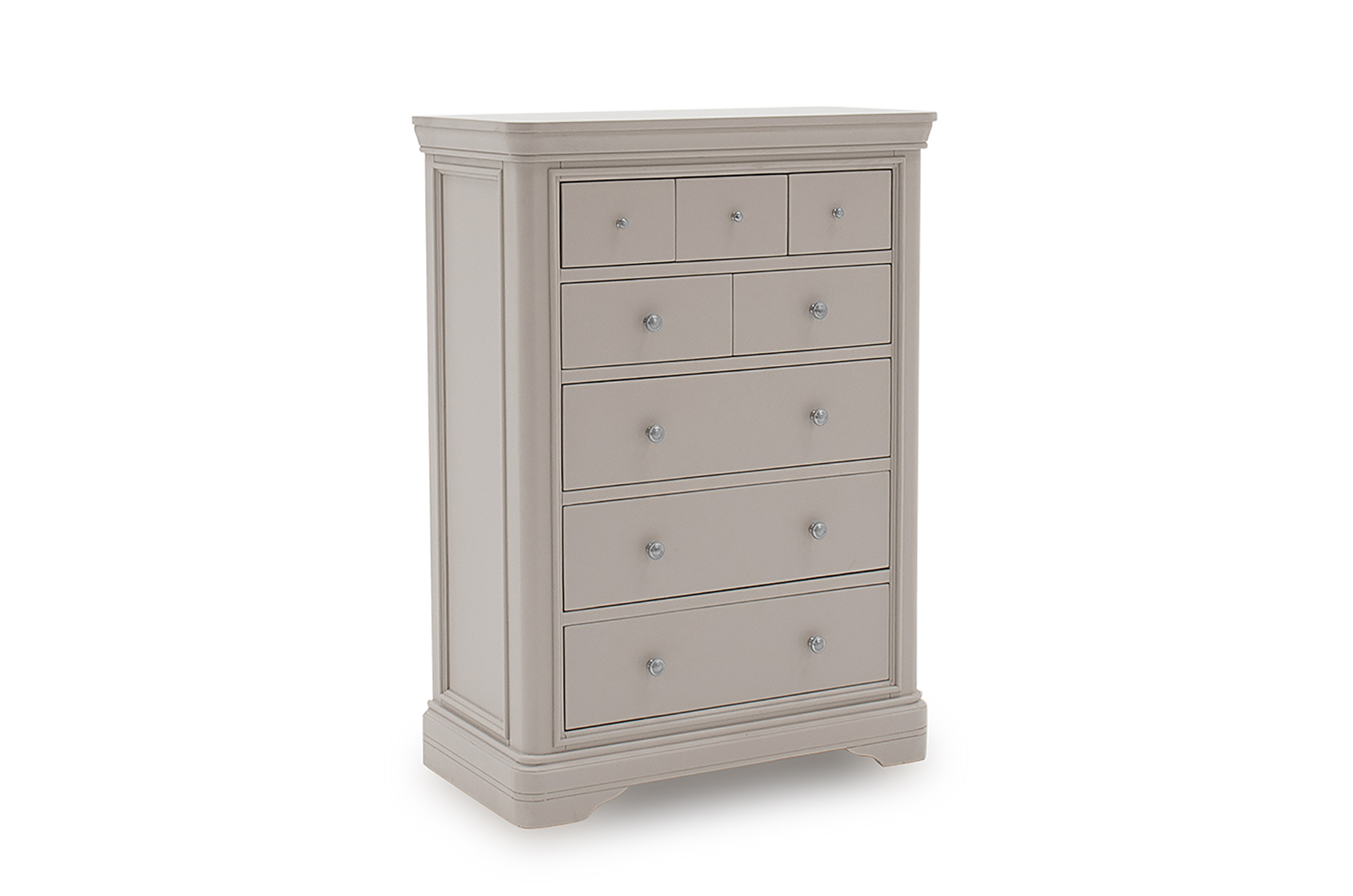 Mirabella Tall Chest 8 Drawer - Taupe