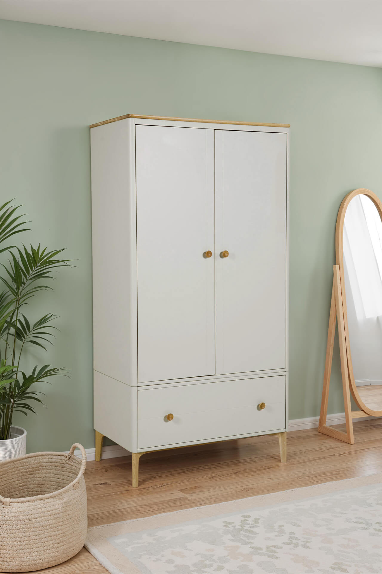 Marlow Wardrobe 2 Door - Cashmere Oak