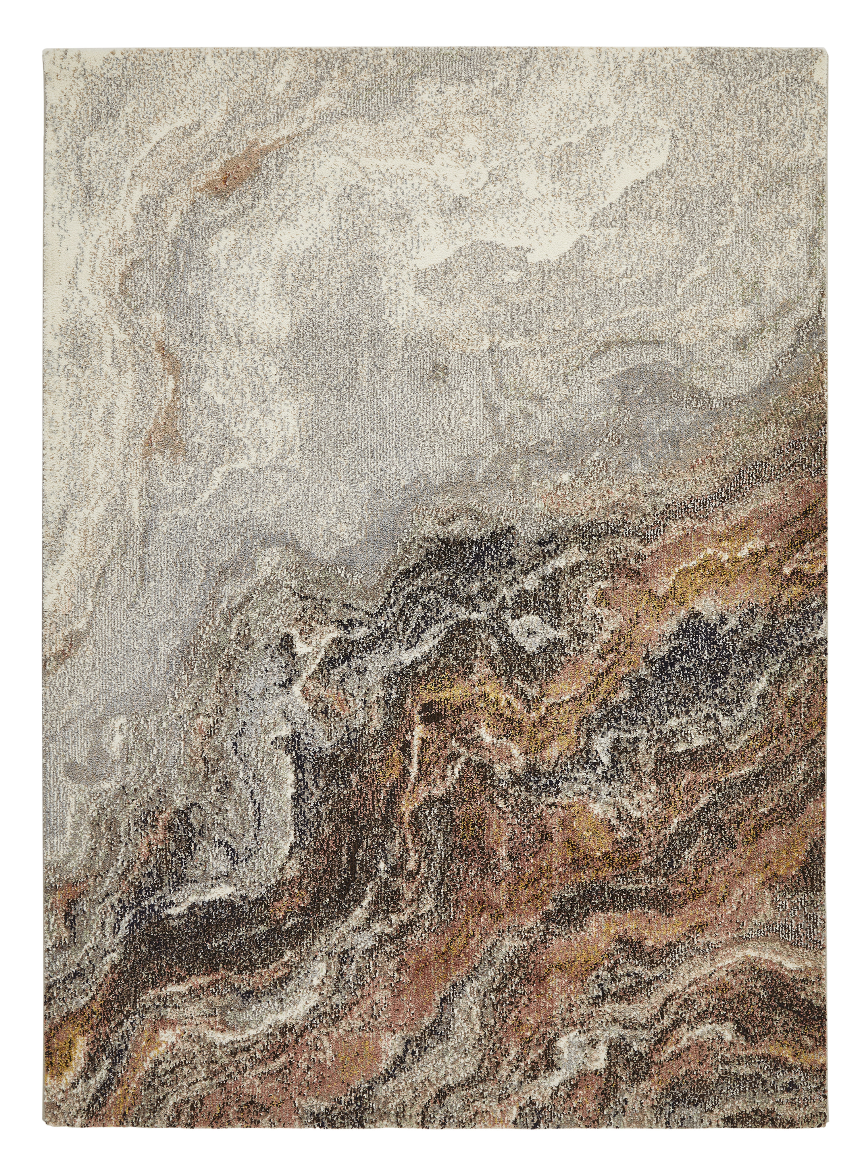Nourison concept looms Amara 1.6 x2.2 AMA101 Ivory grey Taupe