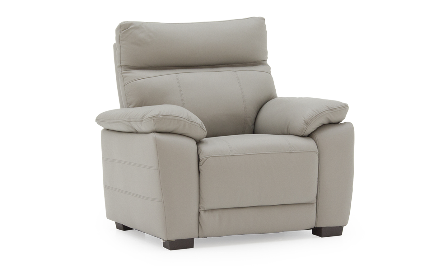 Positano 1 Seater Chair Fixed - Light Grey