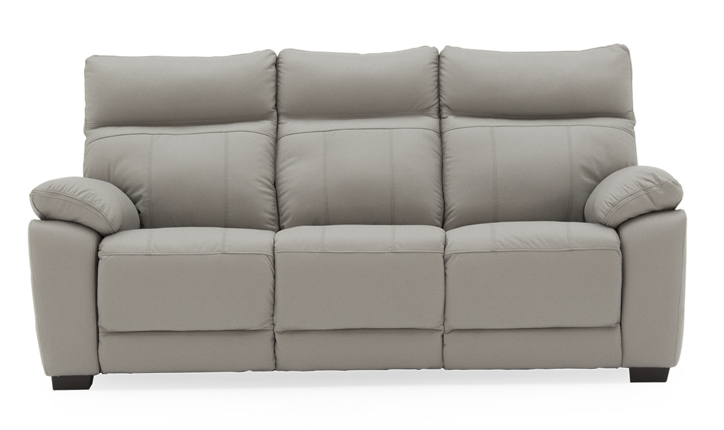 Positano 3 Seater Fixed - Light Grey