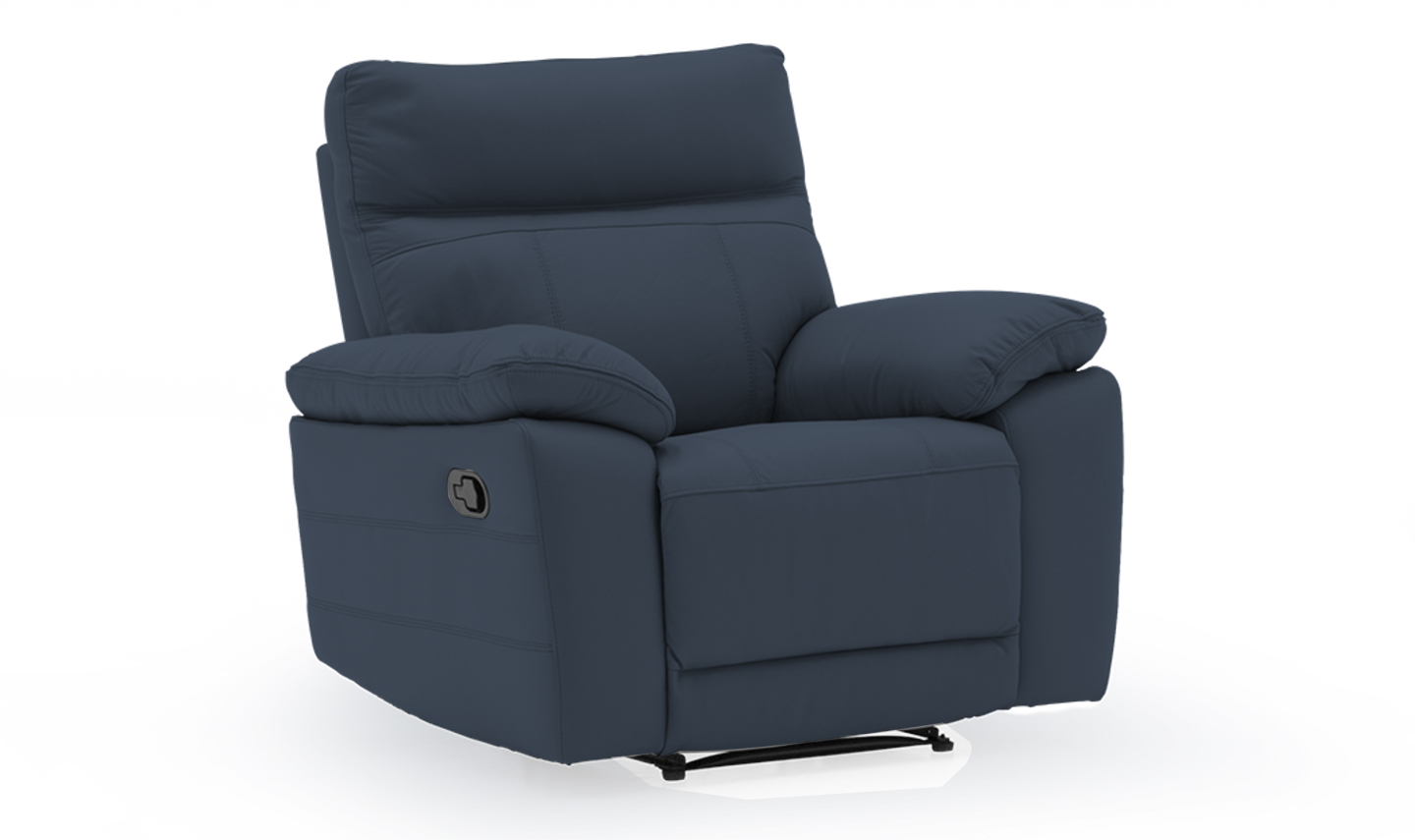 Positano 1 Seater Chair Recliner - Indigo