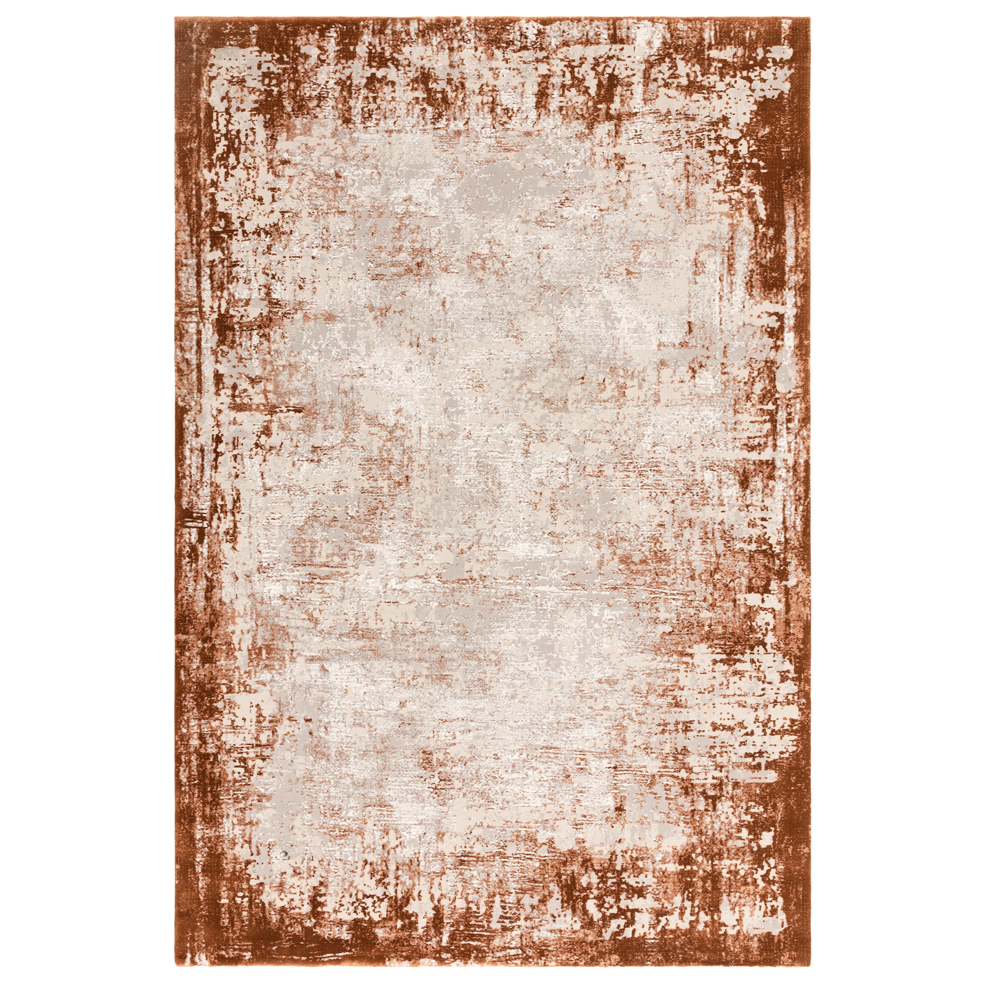 Asiatic Kuza Border Terrocota 66x240 runner