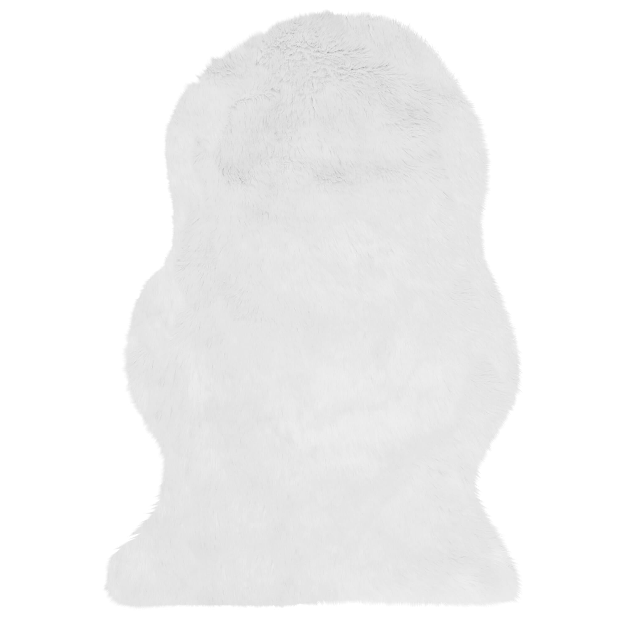 Asiatic Auckland Single Faux Sheepskin White