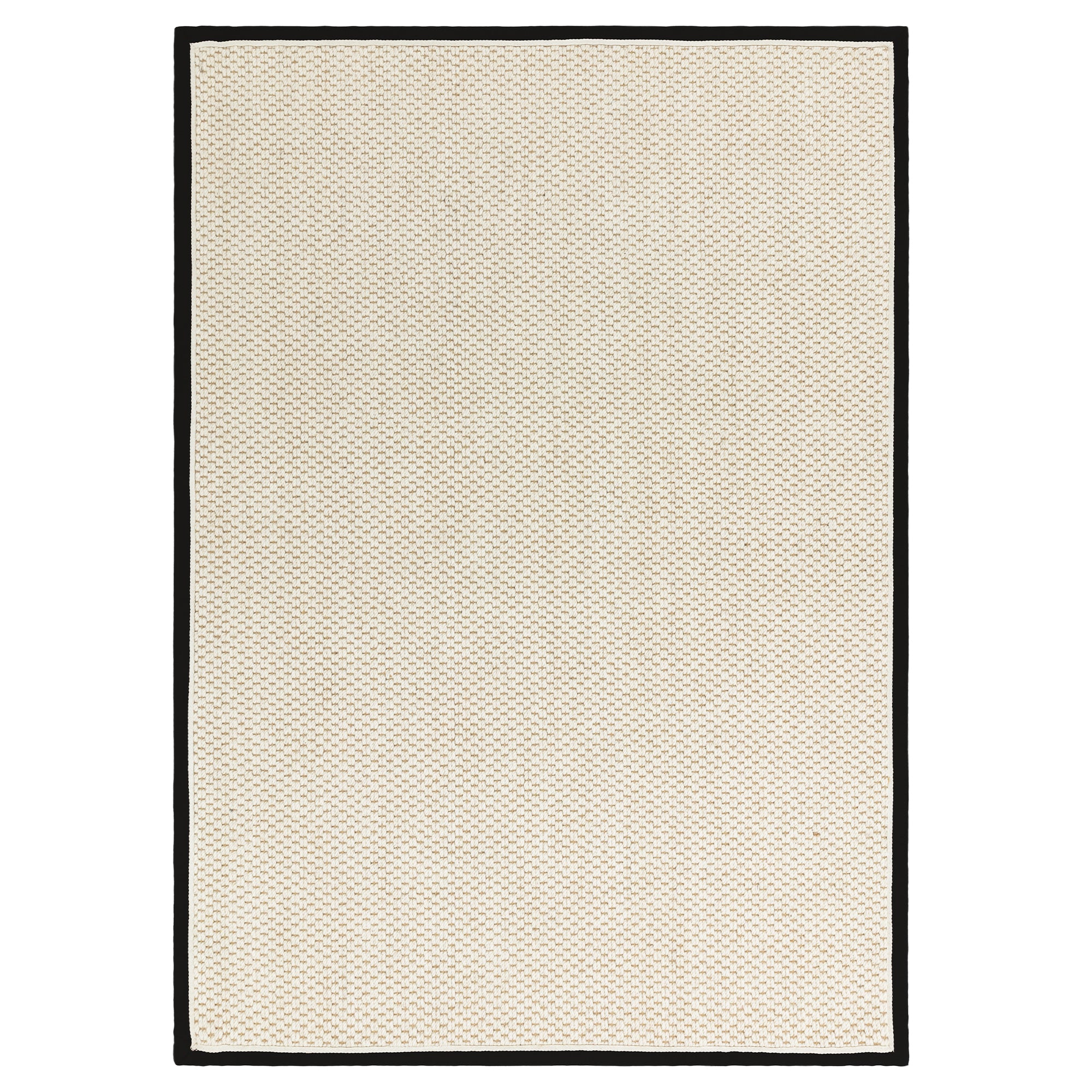 Korra Double loop Charcoal Cream 120 x 170