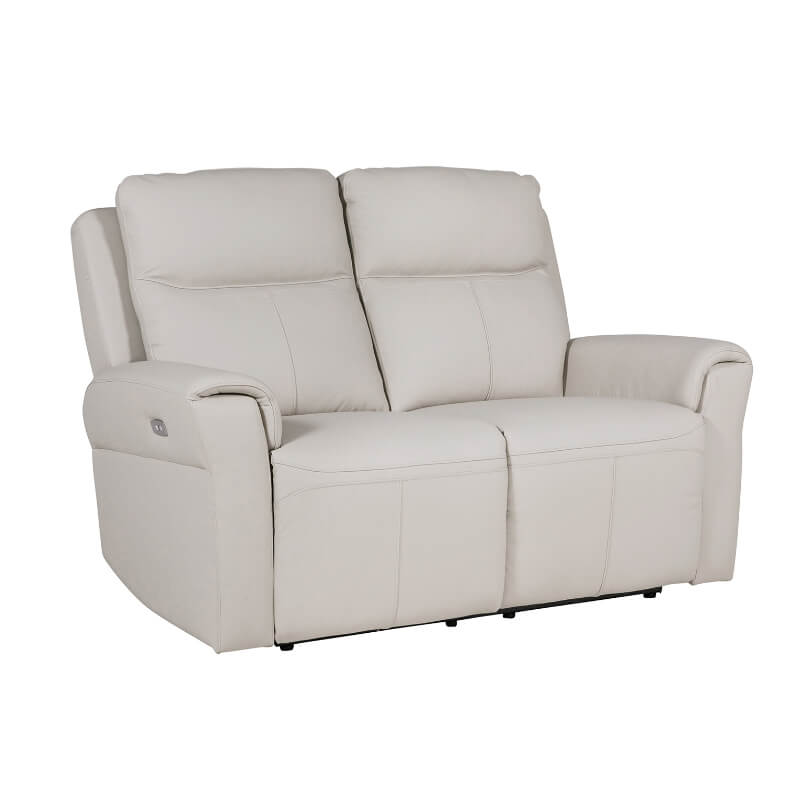 Russo 2 Seater Electric Recliner – Stone Leather