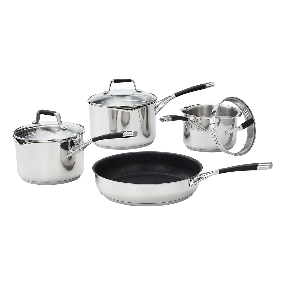 Stellar- PROMO Flow 4pc Draining S/Pan Set