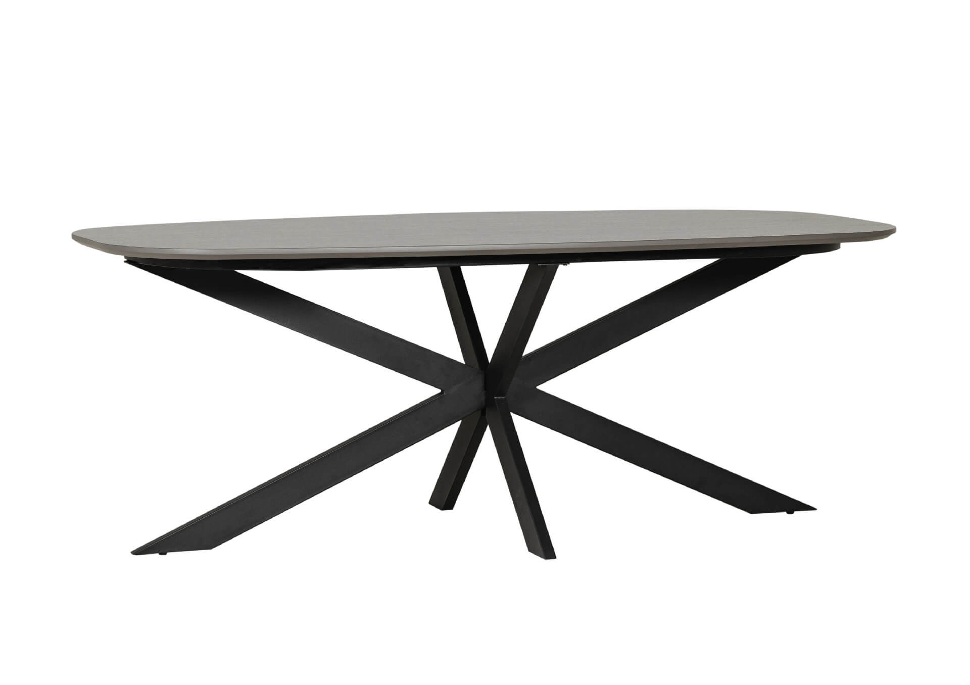 Sadia Oval Dining Table 2000mm - Smoke