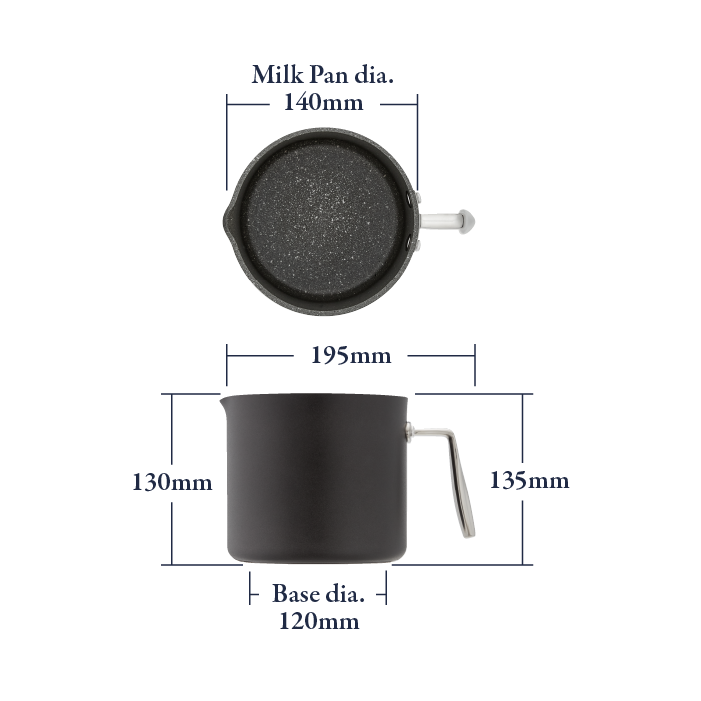 Stellar Rocktanium Milk/Sauce Pot 14cm