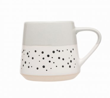CAP Dipped Dotted Mug Grey