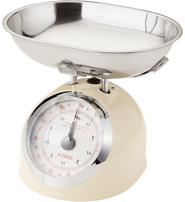 Judge 5kg Traditional Scale Cream