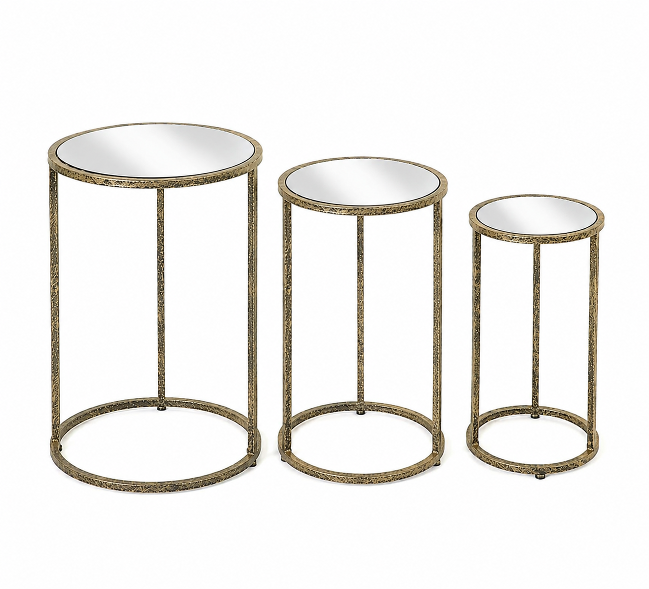 MB Mirror Top Nest of Tables S3