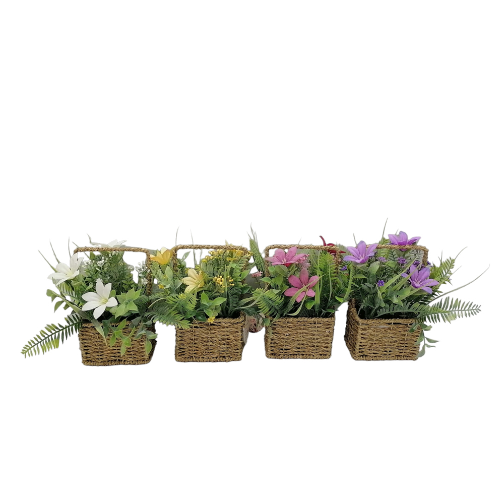 TL Wildflower Basket 3 ASST