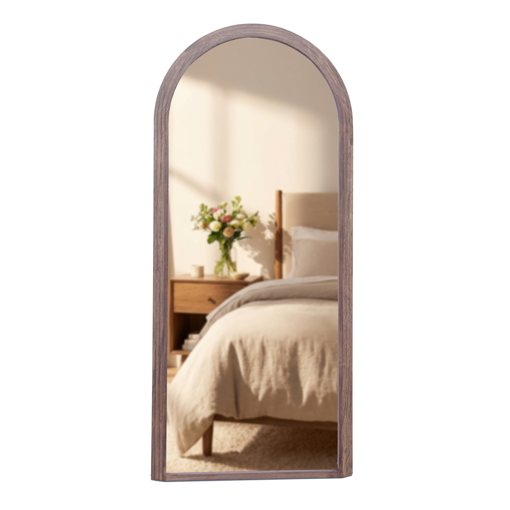 TL Stepped Arched Leaner Mirror Natural 80x180cm