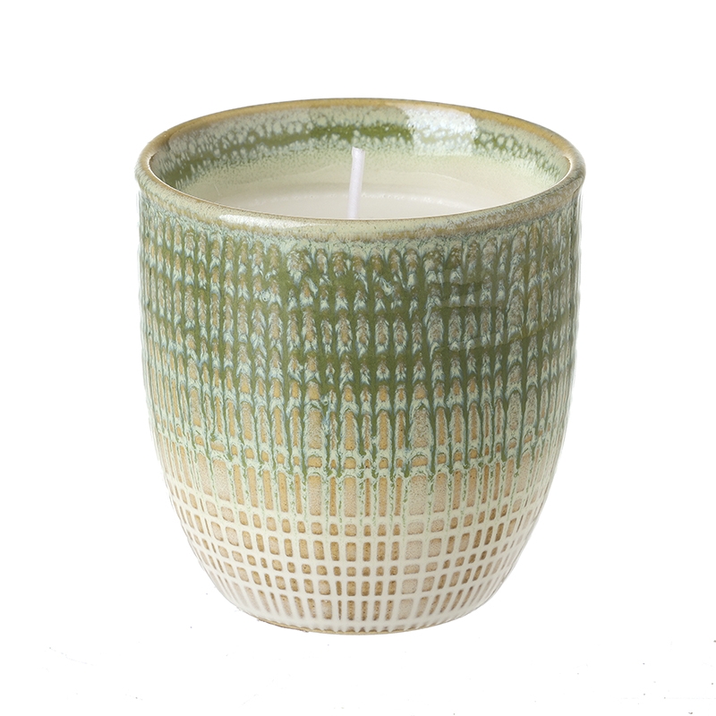 HS Gradual Yellow Pot Candle