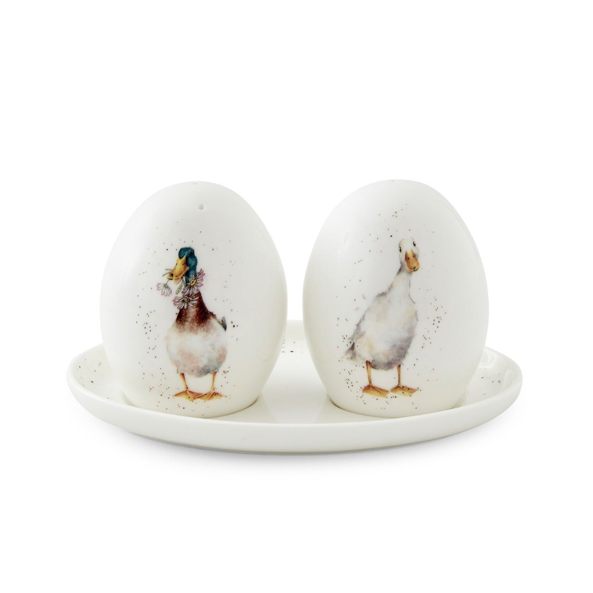 Wrendale Ducks Salt & Pepper W/Tray